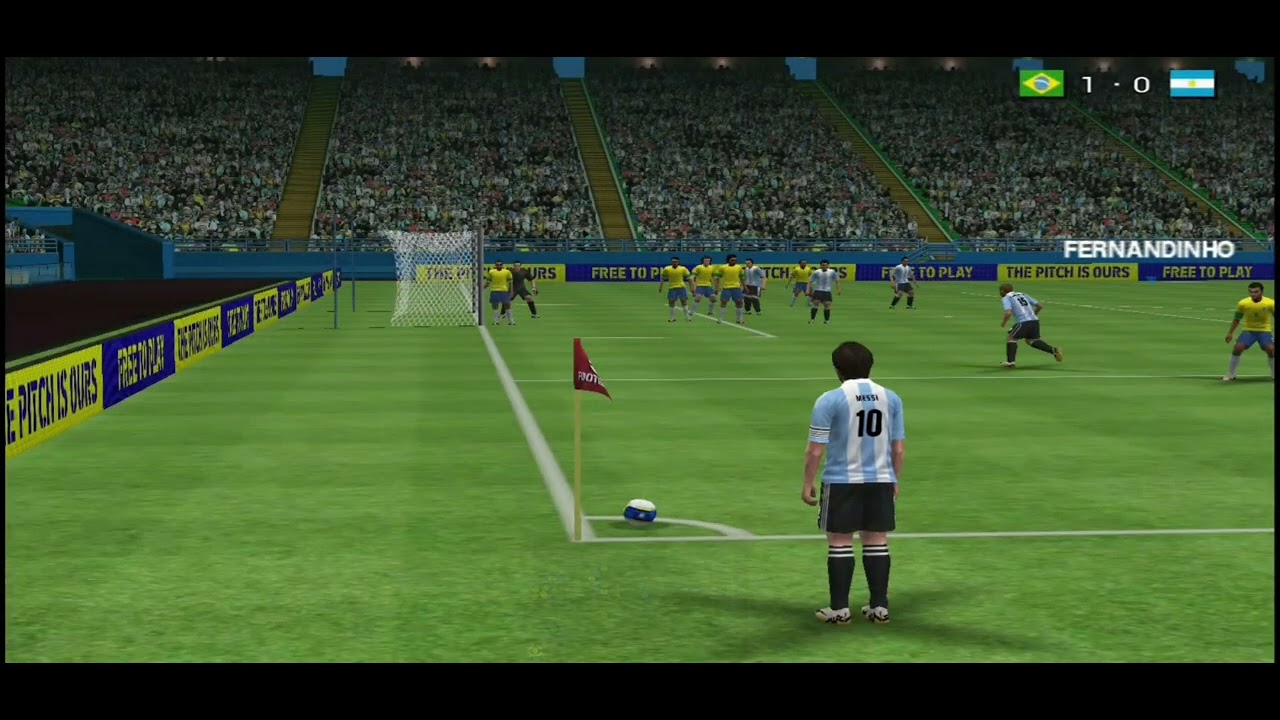 EFOOTBALL PES2013 PPSSPP FINAL BRAZIL VS ARGENTINA