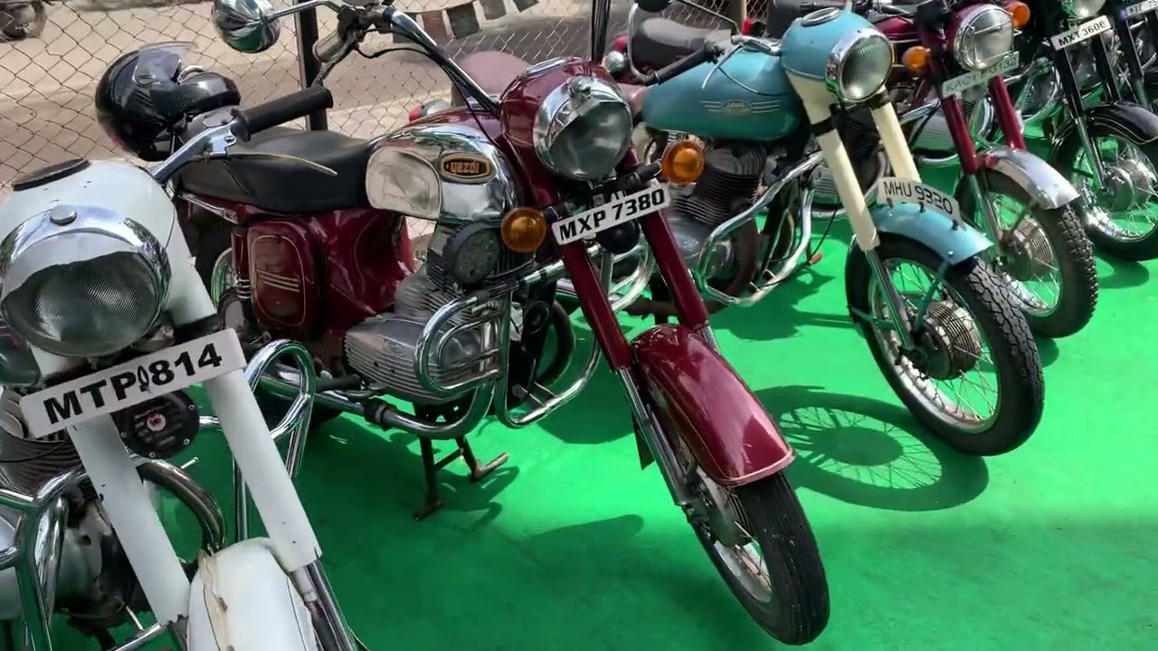 Old jawa yezdi motorcycle vintage collection