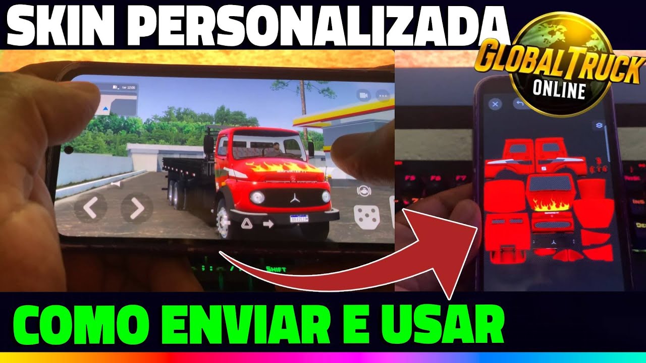 COMO CRIAR E ENVIAR SUA SKIN DO GLOBAL TRUCK ONLINE | #globaltruckonline #globaltrcuk