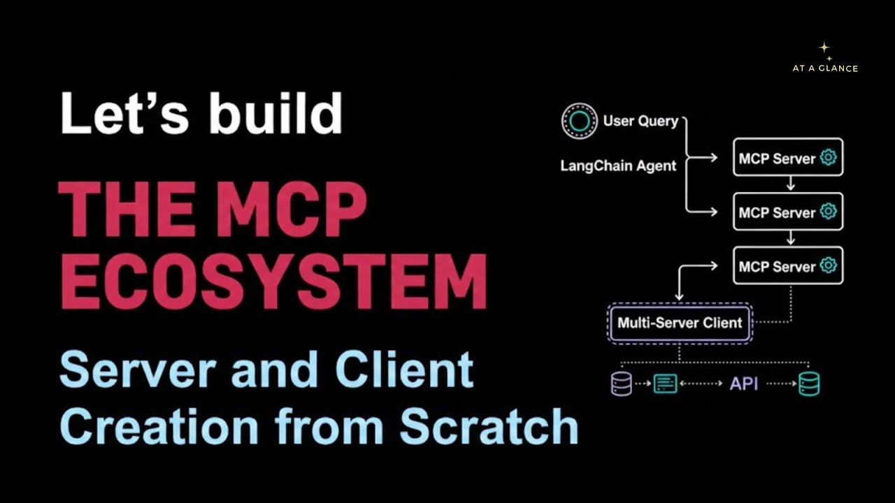 Build and use MCP Servers from Scratch | Tool Definitions, Multi-Server Clients & LangChain Agent