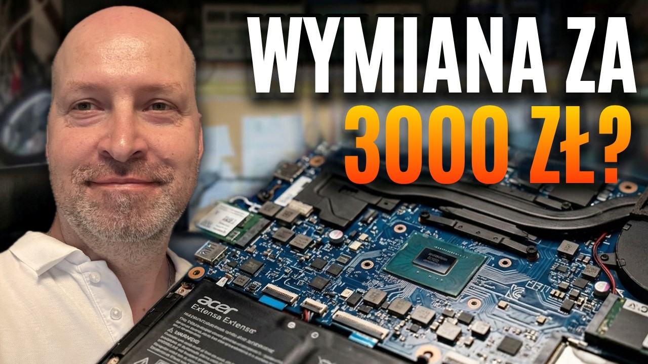 WYMIANA PŁYTY? 3000 ZŁ !! ACER EXTENZA 215-55