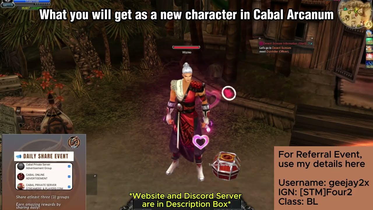 CABAL ARCANUM NEW CHARACTER FREEBIES AND HOW TO USE THEM