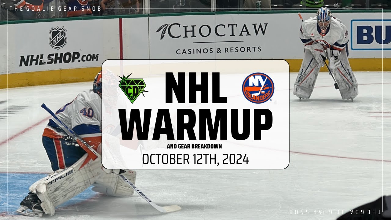 NHL Warmup & Gear Breakdown | New York Islanders | Semyon Varlamov & Ilya Sorokin