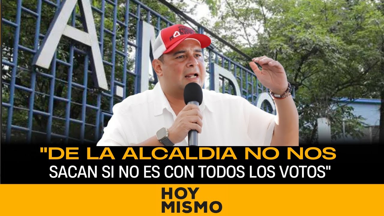 Jorge Aldana: De la alcaldía no nos sacan si no es con todos los votos