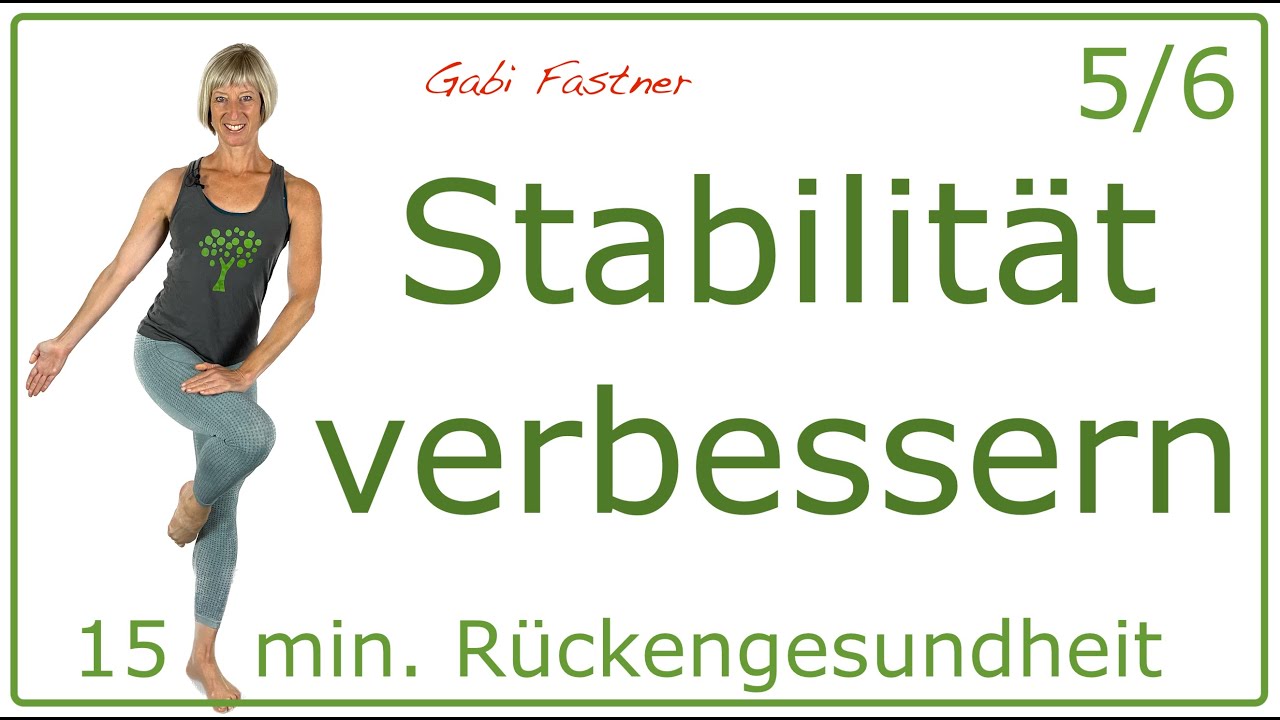 5/6🌱15 min. Stabilit&auml;t verbessern | R&uuml;ckengesundheit ohne Ger&auml;te, im Stehen