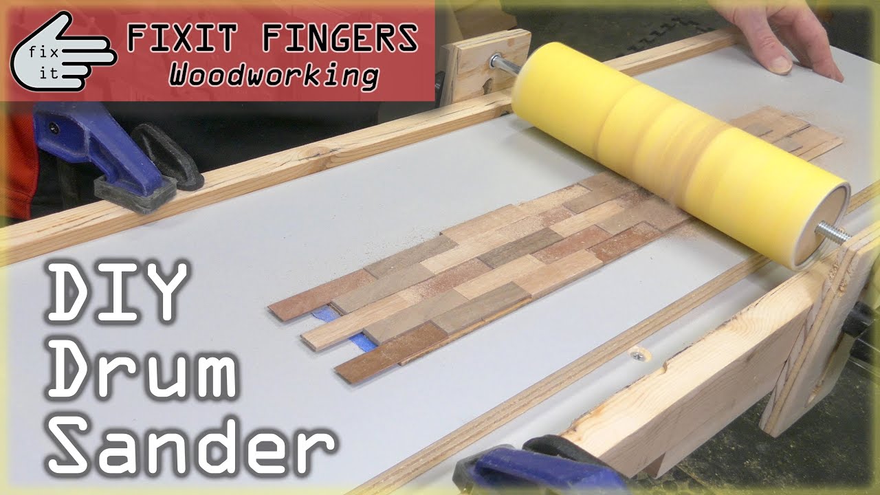DIY Drill Powered Drum Sander Jig
