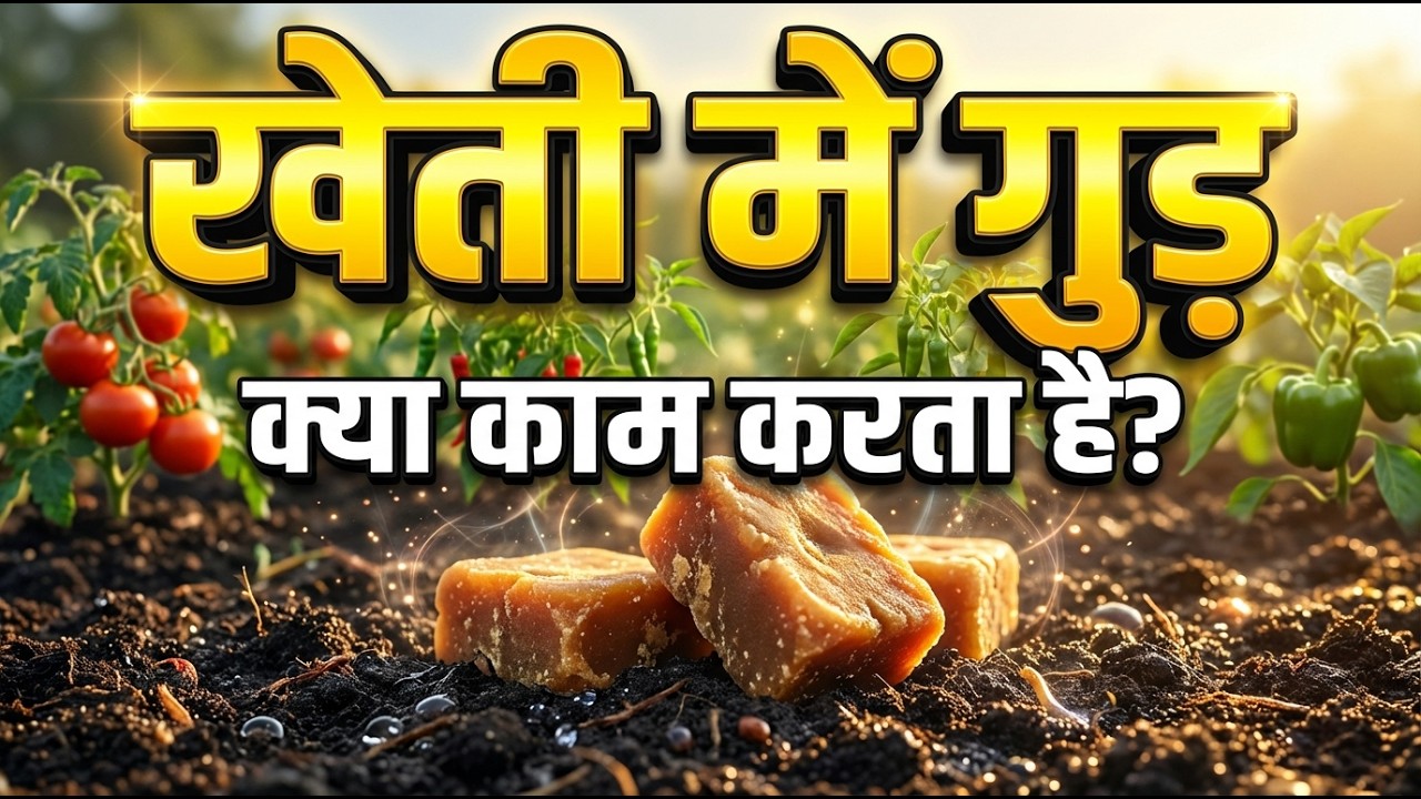 क्या गुड़ से बढ़ती है पैदावार? जानिए असली सच और सही मात्रा खेती में गुड़ का सच!
