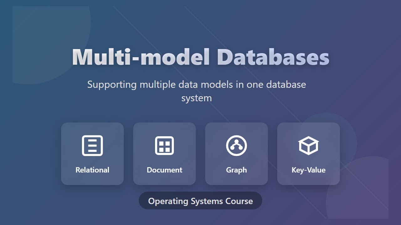 Multi-model Databases Explained: The Future of Data Management 🚀