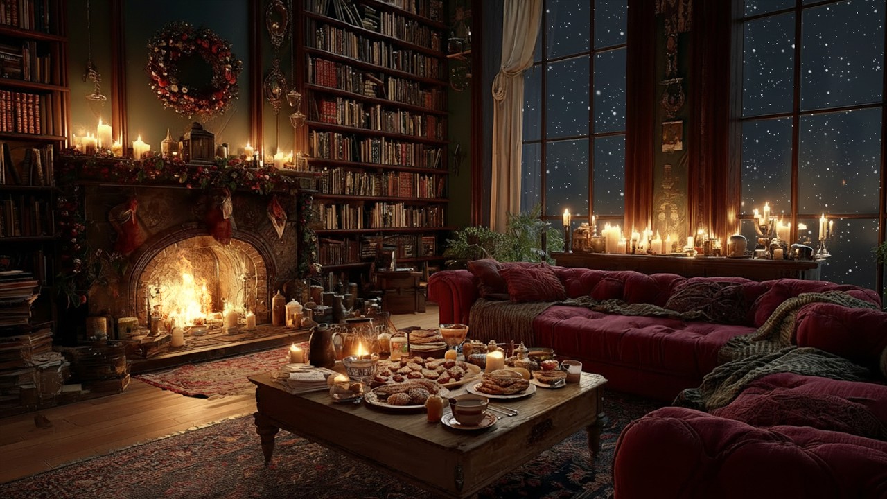 Soft Piano Breathing Gently beneath Winter Glow ❄️ A Still, Quiet Space for Deep Focus & Clarity