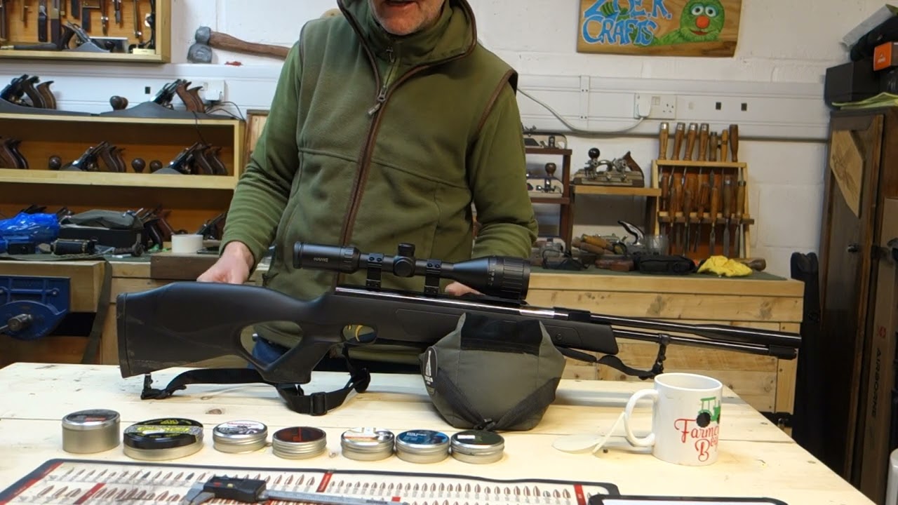 Pellet Accuracy Testing using the HW97K .22