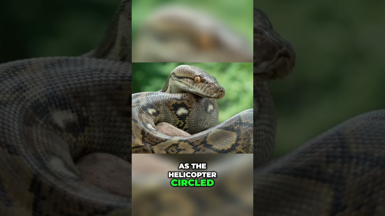Capture the Terrifying Moment: Witness the Monstrous 50-Foot Snake
