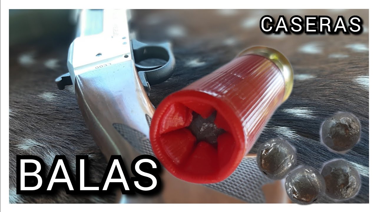Como armar Balas esféricas para escopetas ? Tiros con Balas para escopetas cal 16. shotgun shooting