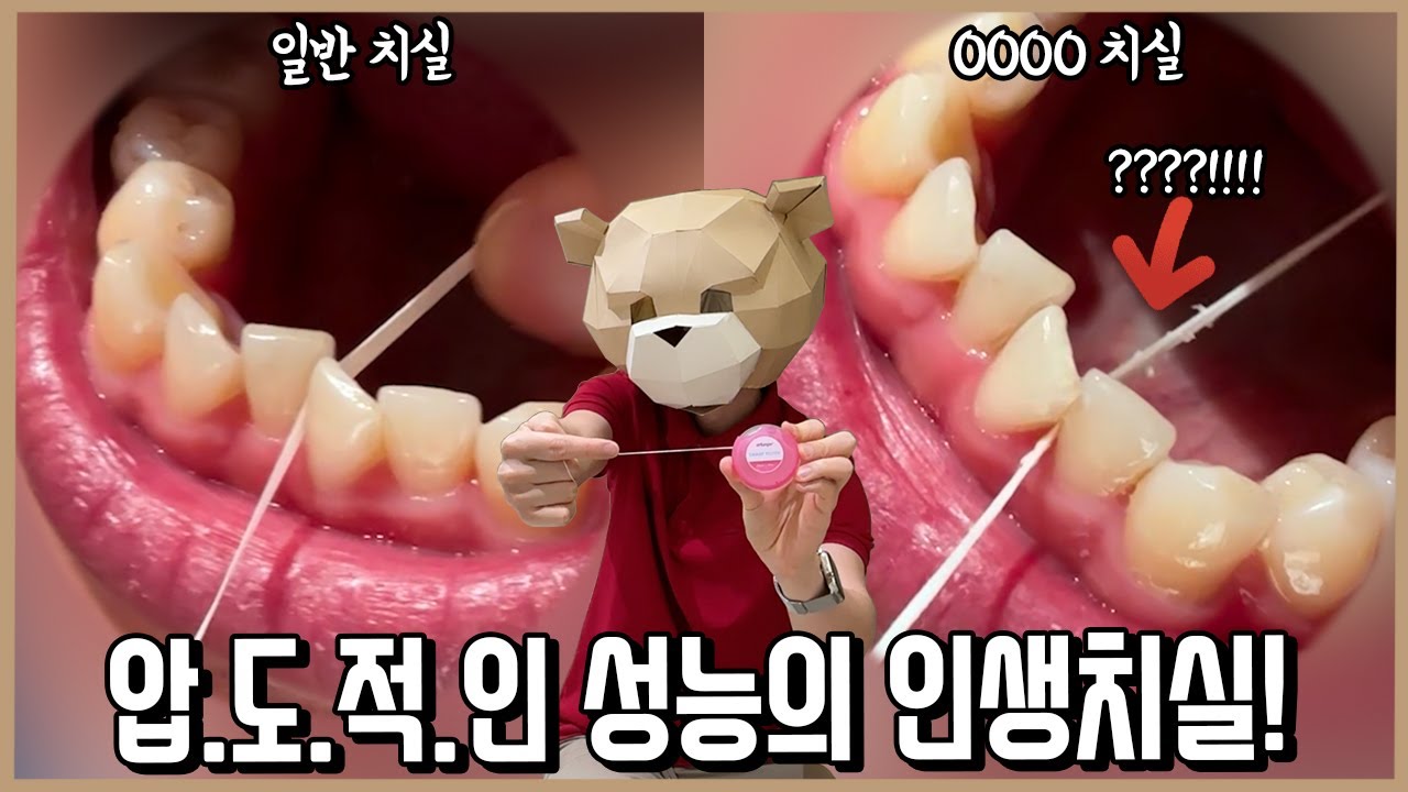 이 영상 끝까지보면 적어도 이빨 두개는 살린다! 인생치실 간증리뷰ㅣ내돈내산