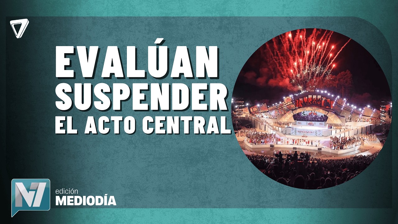 AHORA: la ALERTA por lluvias AMENAZA la Fiesta Nacional de la Vendimia