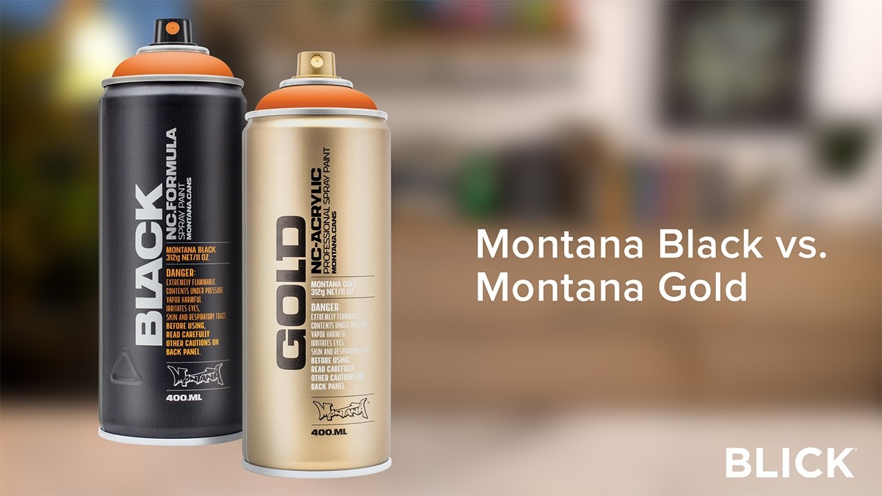 Montana GOLD vs. BLACK: Which Spray Paint Is Right For YOU?