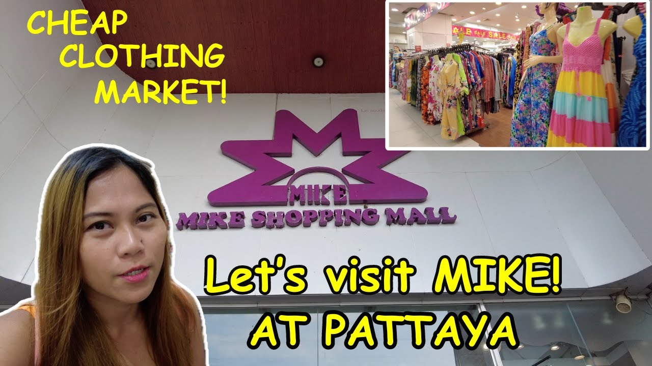The CHEAPEST MALL in PATTAYA | MIKE SHOPPING MALL #shoppingmall #cheap #clothing #thailand