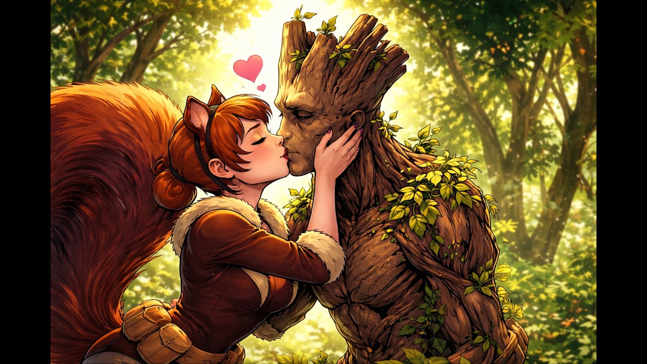 Groot player forced to play Squirrel Girl on rank up game. 25 finals