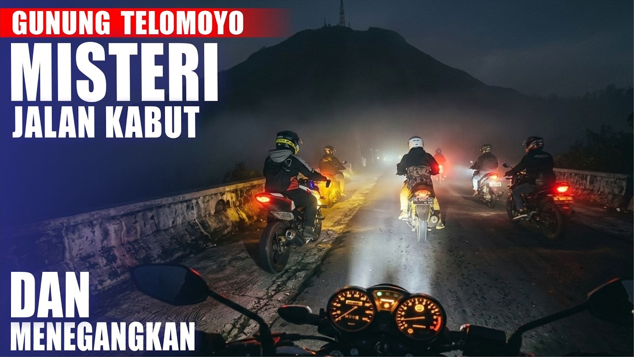 MISTERI JALAN KABUT DAN MENEGANGKAN RIDING PUNCAK GUNUNG TELOMOYO !! || Fath Rider