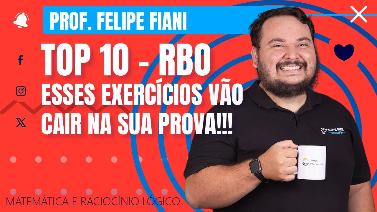 TOP 10 Exerc&iacute;cios de matem&aacute;tica da RBO Que Voc&ecirc; N&atilde;o Pode Ignorar! Toda prova cai!