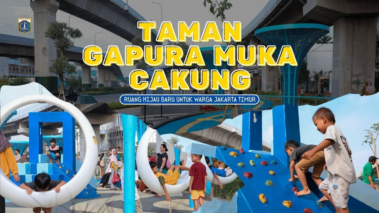 Taman Gapura Muka Cakung Ruang Hijau Baru untuk Warga Jakarta Timur