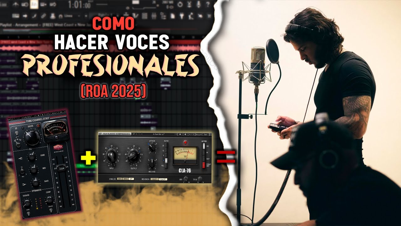 🔥COMO HACER una MEZCLA DE VOCES TRAP PROFESIONAL🔥| (Type -ROA) [+ FREE PRESET]