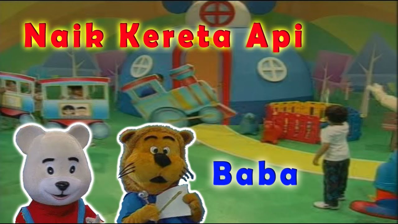 Naik Kereta Api -  Bersama Baba  Dan Kawan Kawan - Susu Frisian Flag
