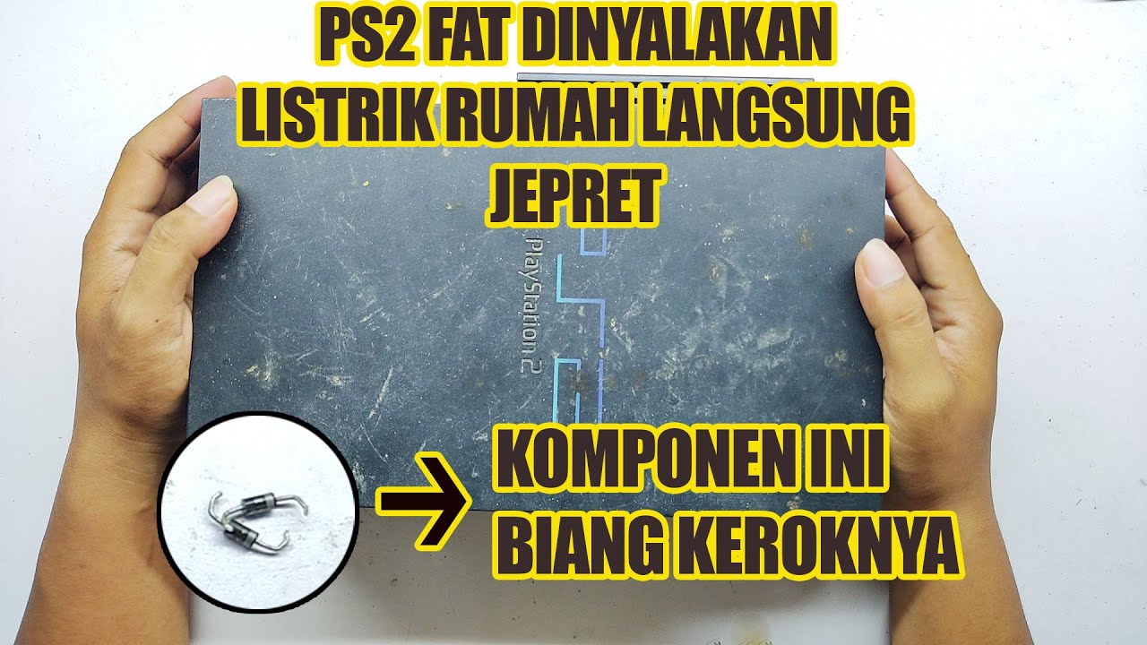 Memperbaiki PS2 konslet sampai bikin listrik rumah padam