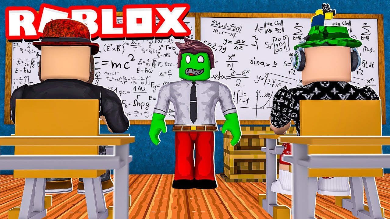 ZOMBIE HIGH SCHOOL in ROBLOX / ALL TEACHERS TURNED INTO ZOMBIES