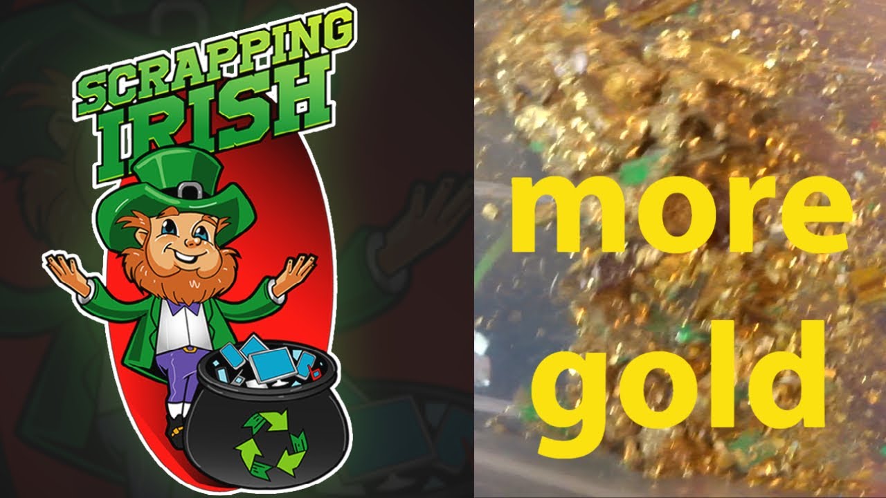 recovering gold from gold plated ribbon wire using  copper chloride