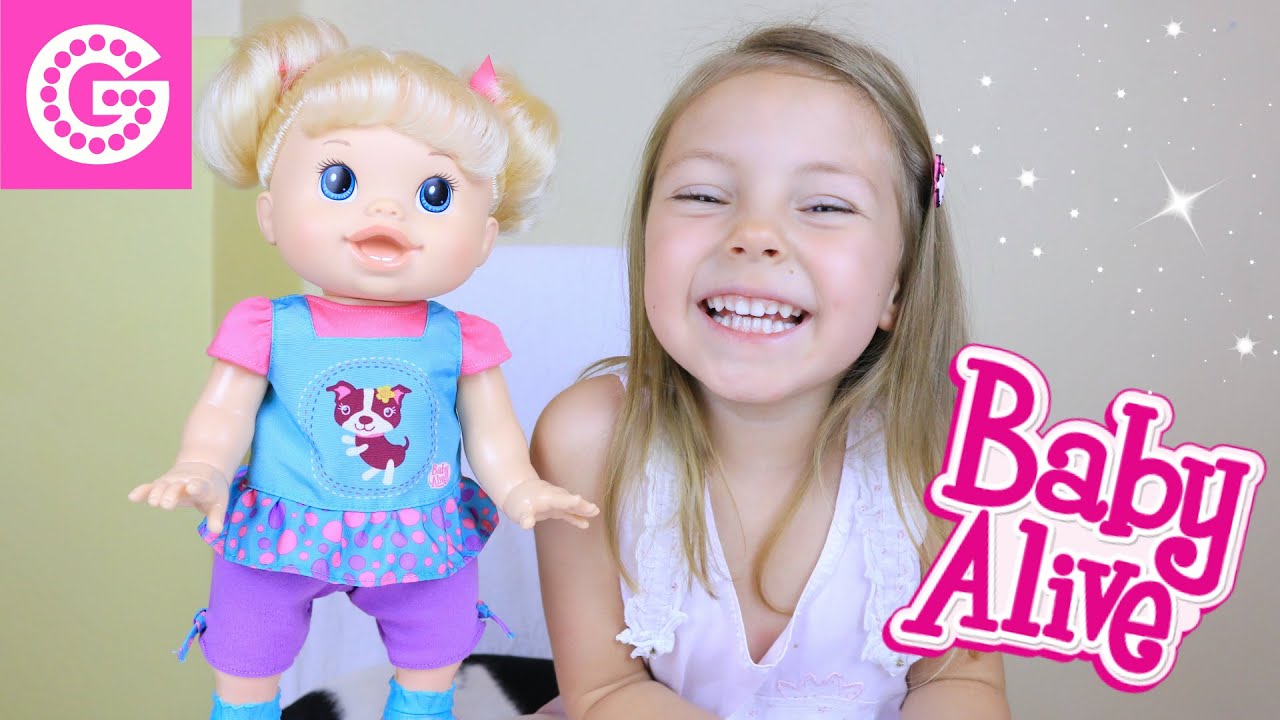 BABY ALIVE walking doll на русском Кукла Бэйби Элайв ходит и разговаривает