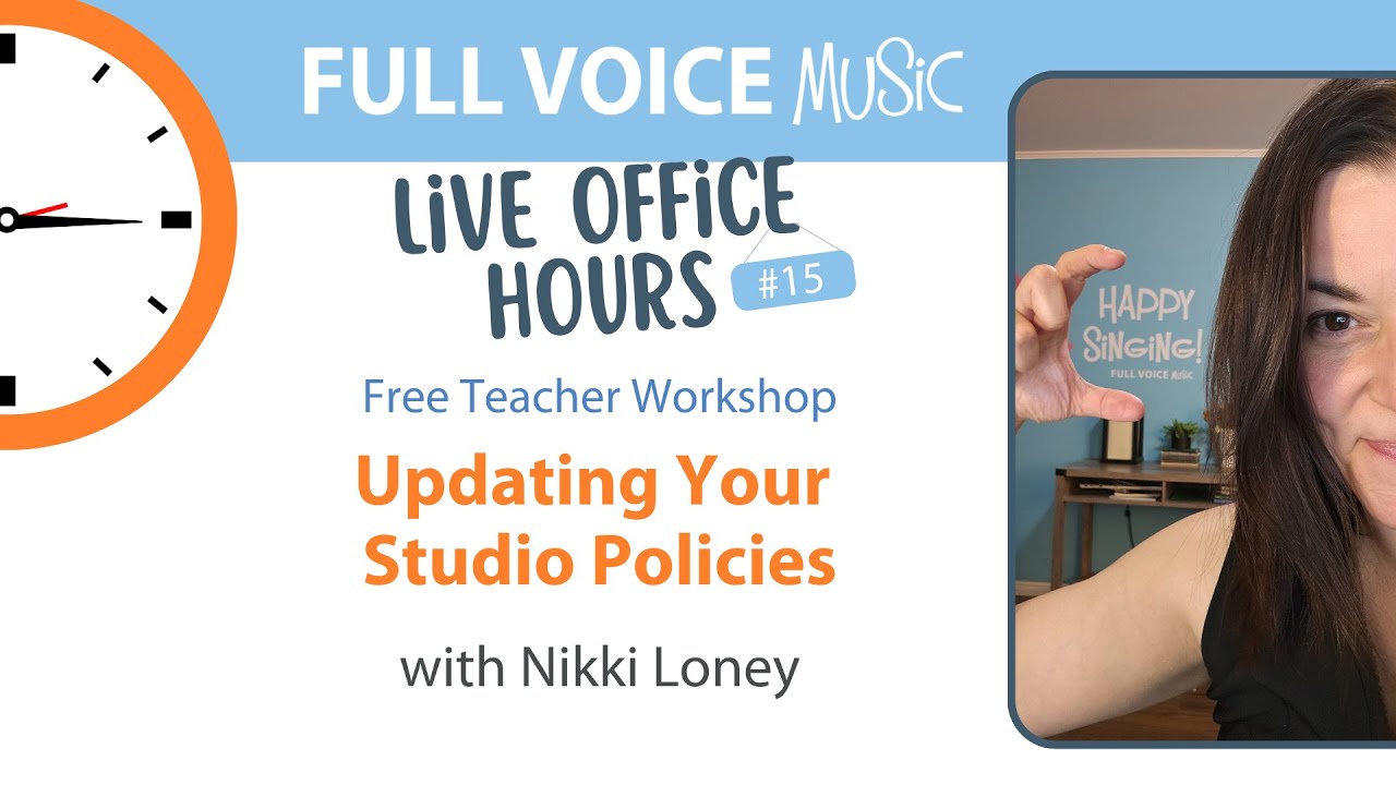 Updating Your Studio Policies | FULL VOICE Live Office Hours 15