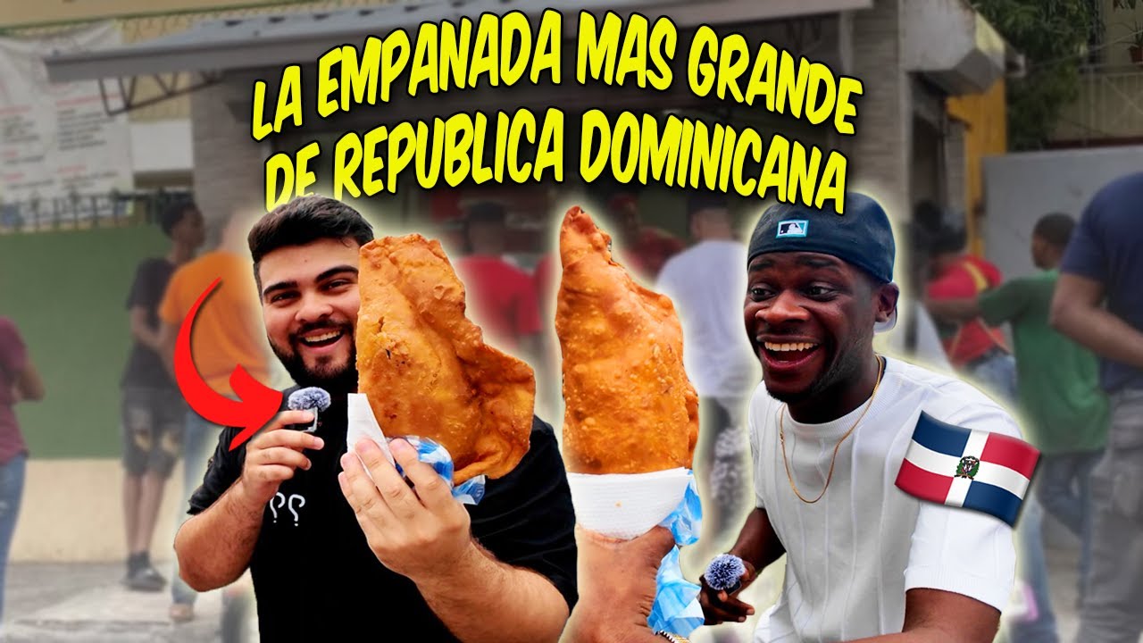 ¡Probé la EMPANADA Más GRANDE de República Dominicana! 🇩🇴😱