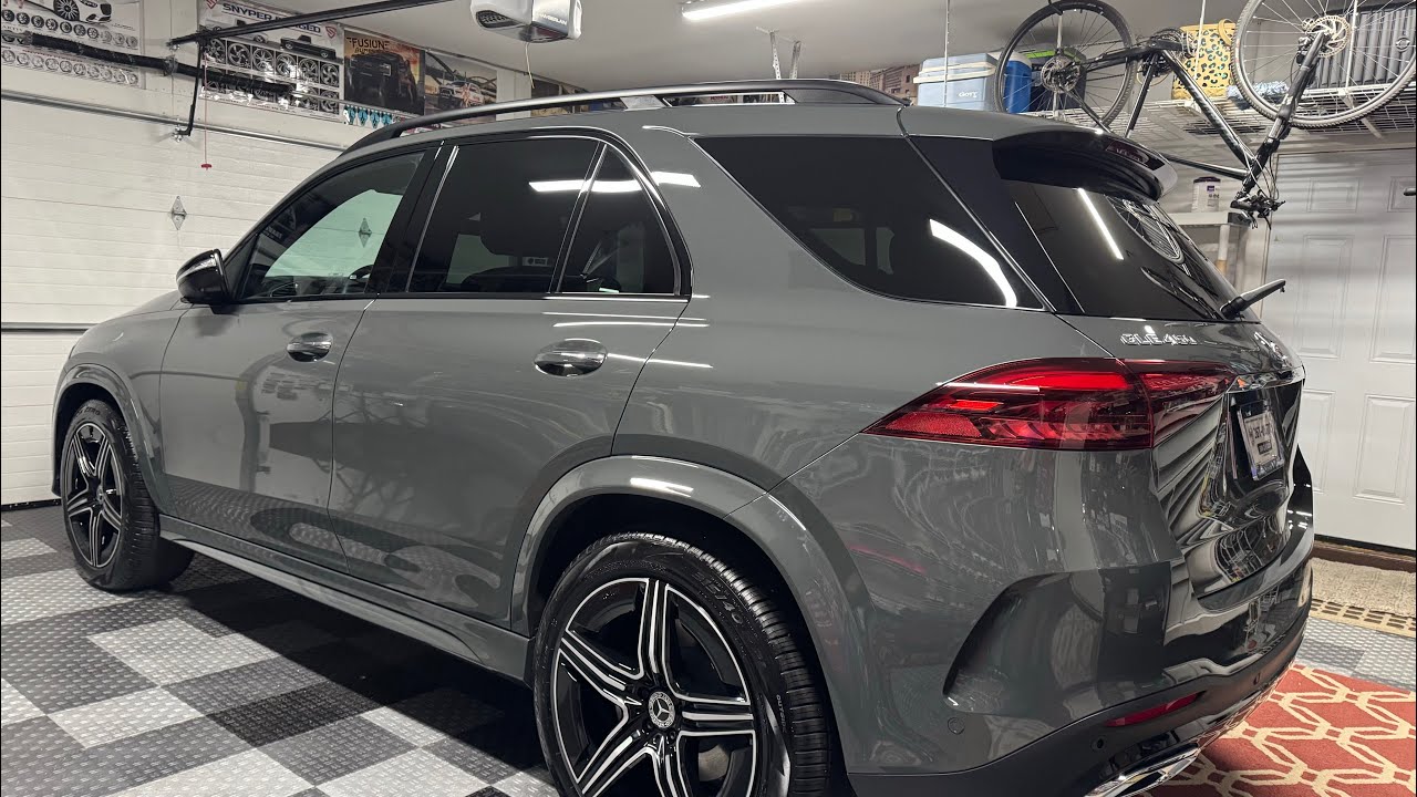 Full prep and polish for a winter ceramic coating on this beautiful new Mercedes GLE.
