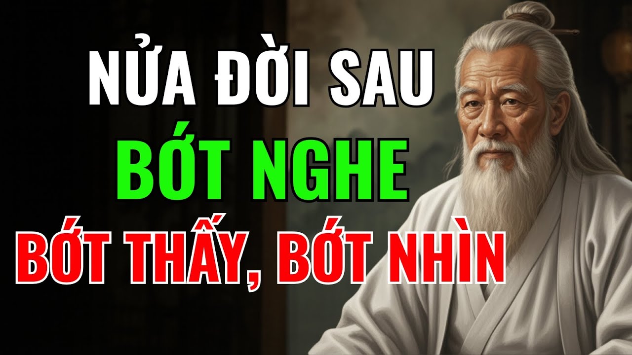Cổ Nhân Dạy: Sự Tỉnh Thức Đáng Giá Nhất Nửa Đời Sau: Bớt Một Điều, An Cả Một Đời | Triết Lý Sống