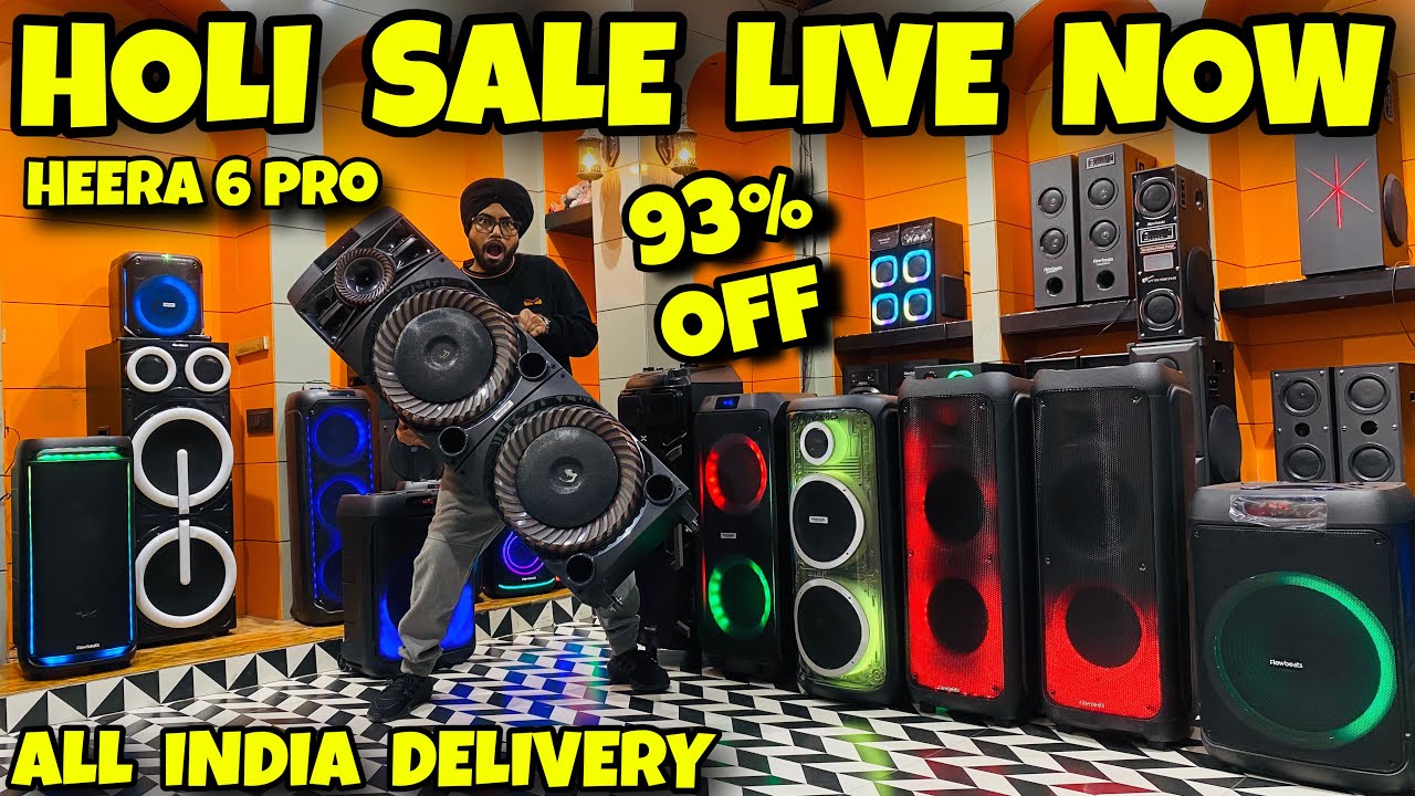 HOLI FESTIVE SALE 2026 ❤️ NEW HOME THEATRE MODELS | DJ SPEAKER OFFERS | FLOWBEATS | FLAT SALE 🤩