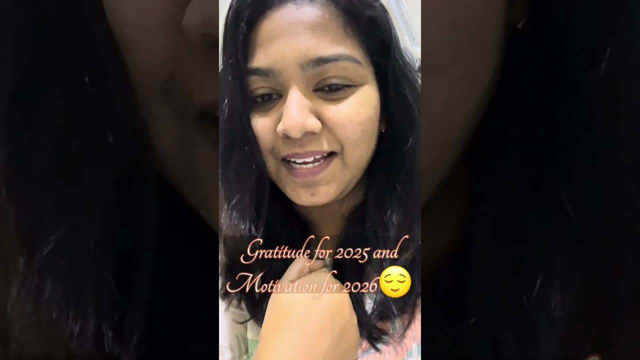 Gratitude for 2025 and Motivation for 2026❤️ #newyear #2026 #gratitude #motivation #telugu 