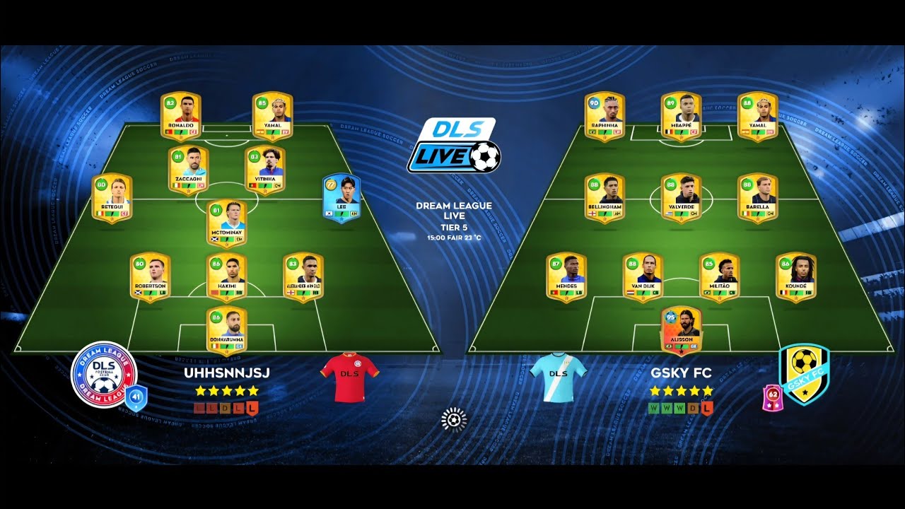 DLS 2026 | DREAM LEAGUE LIVE | ROAD TO TIER 1 (2 Matches) (Tier 5 1st Try Part 3)