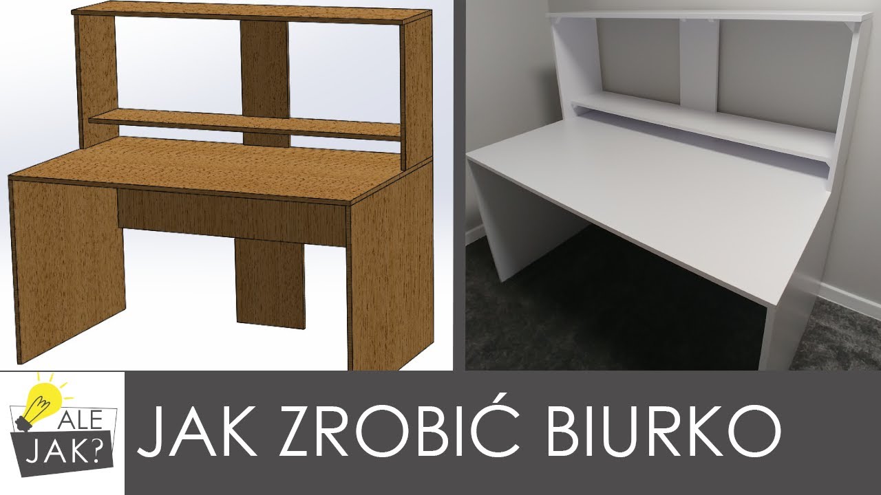 Jak zrobić duże biurko komputerowe za 200zł? | alejaktozrobic