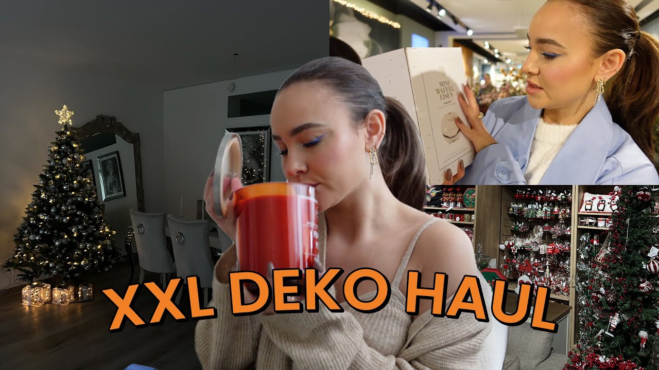 WIR BAUEN UNSEREN EIGENEN WEIHNACHTSMARKT! XXL DEKO HAUL | Maddy Nigmatullin
