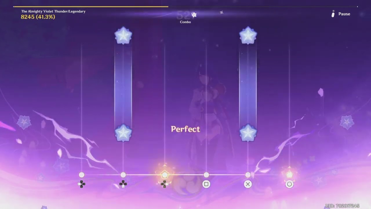 Genshin Hero - The Almighty Violet Thunder (0 missed)