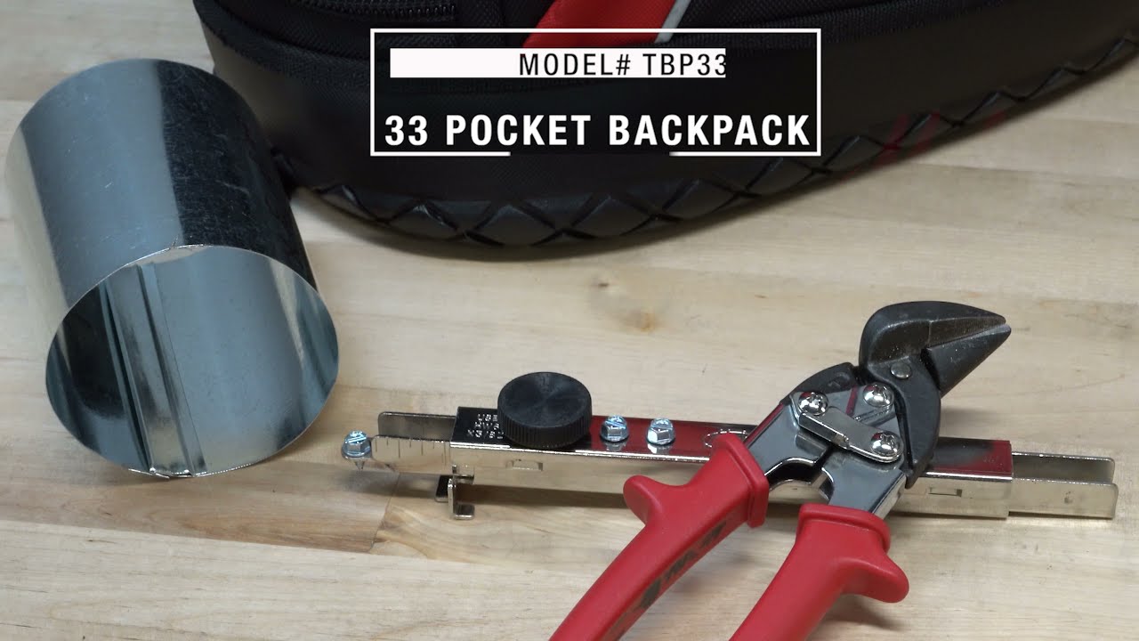 AV Mini Snips, Scriber, and Tool Backpack by Malco Products