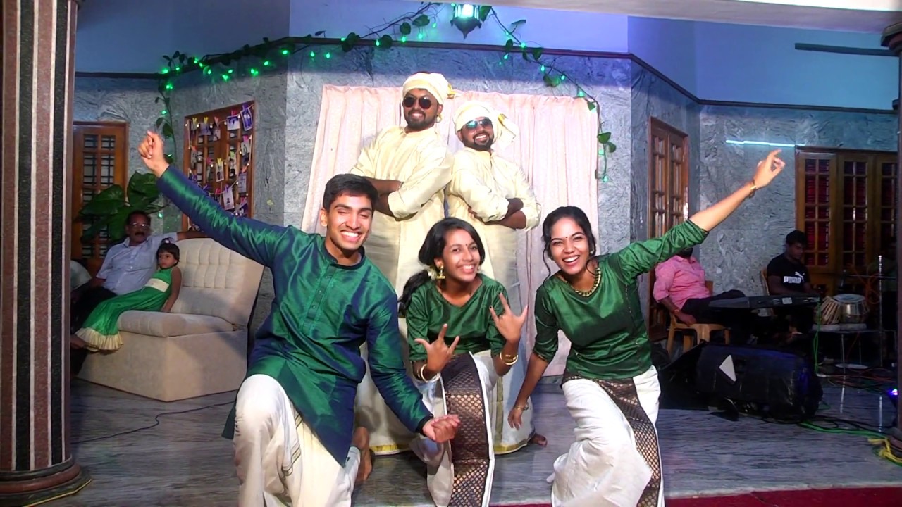 KERALA CHRISTIAN WEDDING EVE DANCE PERFORMANCE by Siblings!!