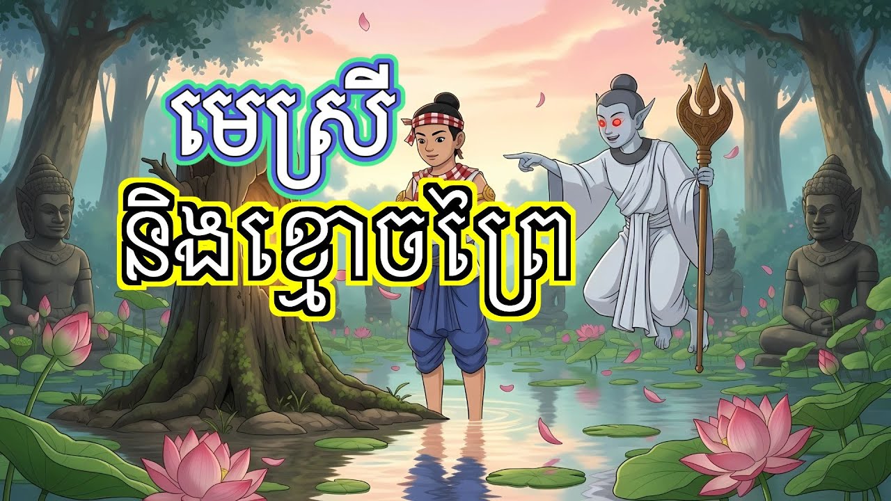 រឿងនិទានខ្មែរ៖ រឿមេស្រីនិងខ្មោចព្រៃ | Khmer Folktale
