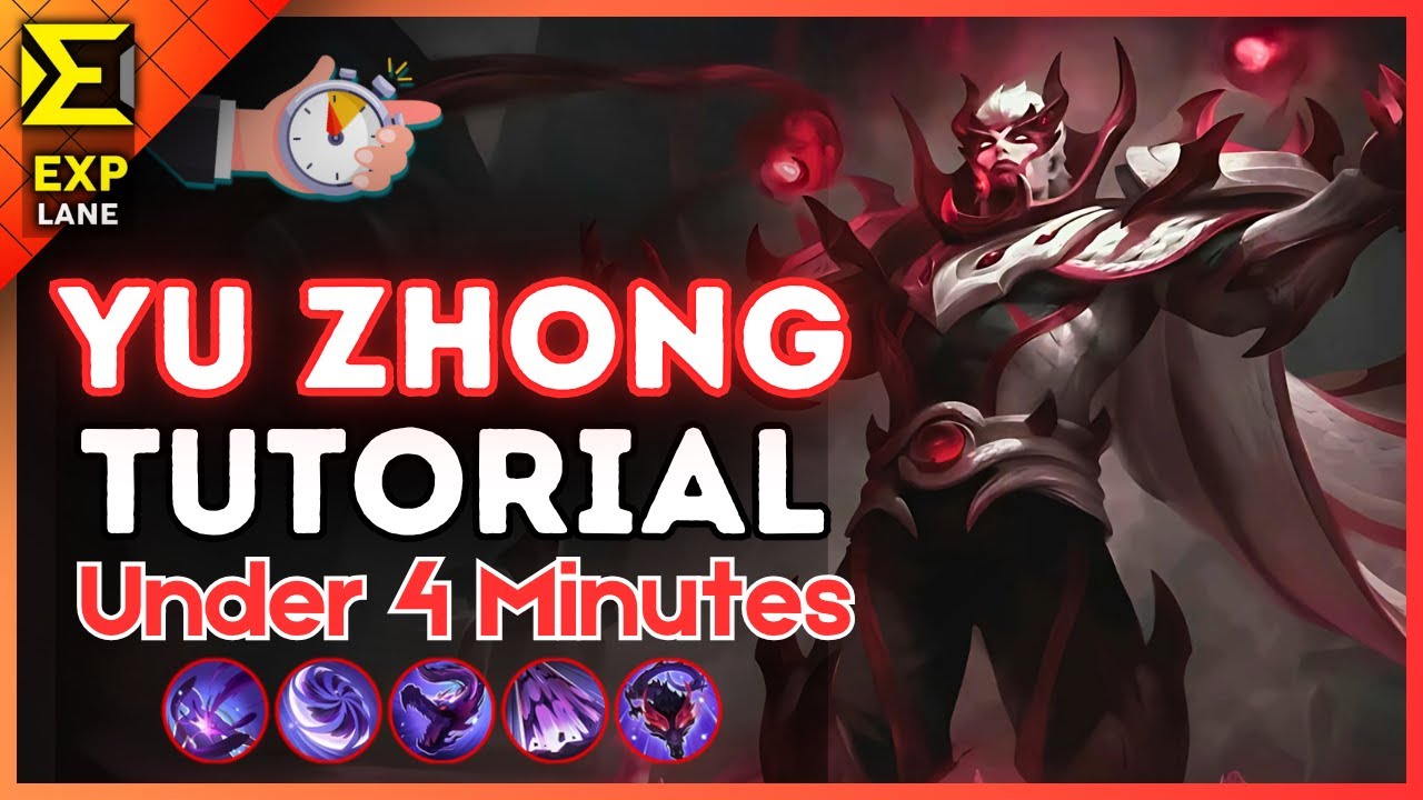 4-Minute Yu Zhong Tutorial in the EXP Lane || (MLBB S37) 2025
