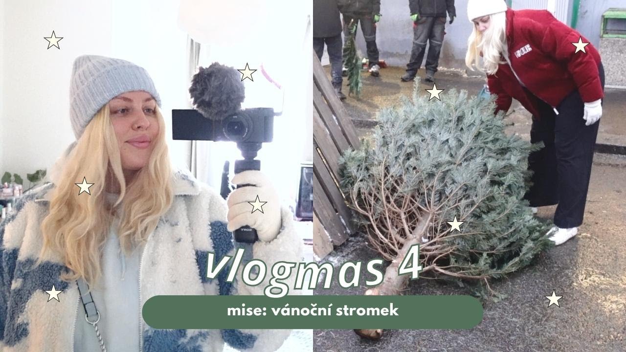 VLOGMAS 4 - mise: vánoční stromek 🎄VÁNOCE S ANY