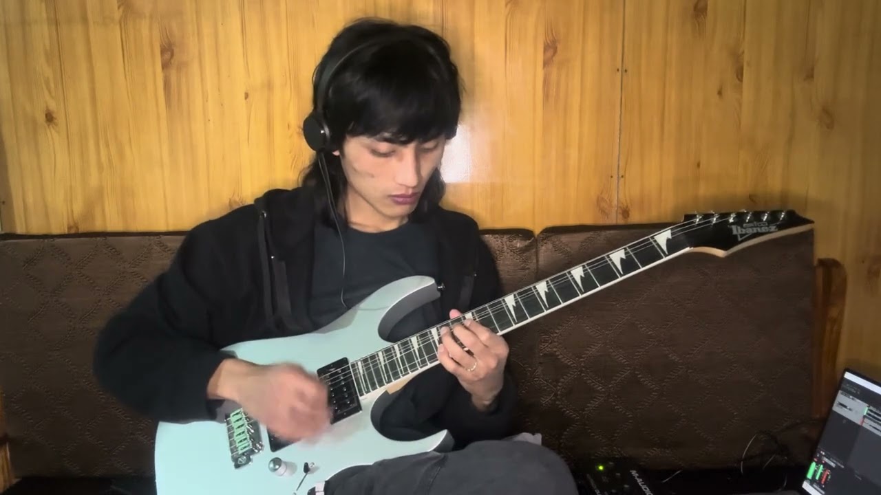 Tetea J chawlhni tlai len guitar solo cover #mizoguitarlesson #guitarcover 