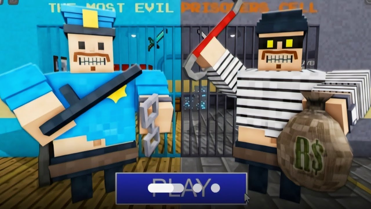 (police Barry vs thief Barry prison run obby easy mode)#viewsproblem #roblox #prisonfood #gaming 