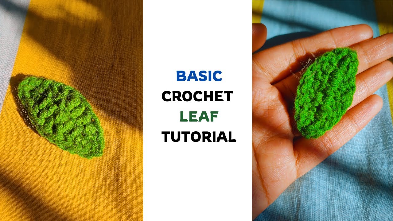 BASIC Crochet LEAF (পাতা) | SUPER EASY বাংলা TUTORIAL | STEP BY STEP DISCUSSION | Viral Content