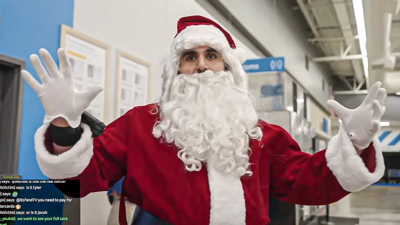 Esfand's Annual Santa Claus Charity Stream 2025 | Esfand Live 12/22/2025