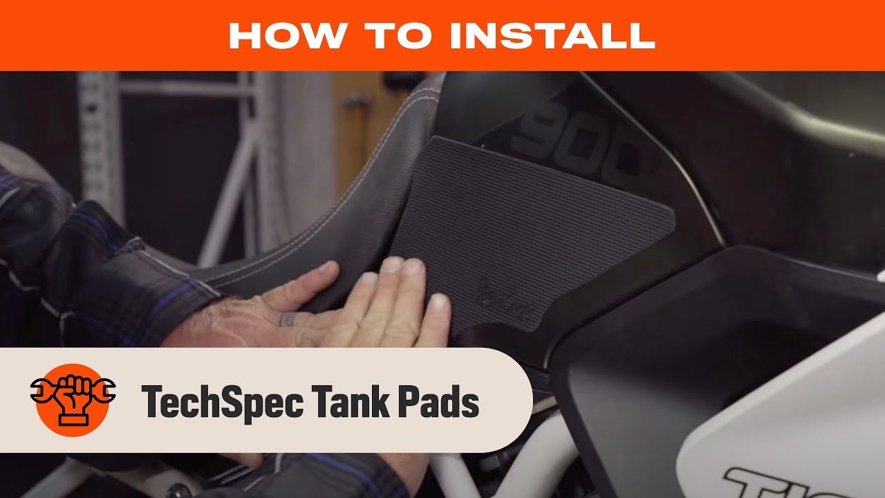 How to Install TechSpec Tanks Pads on a Motorcycle